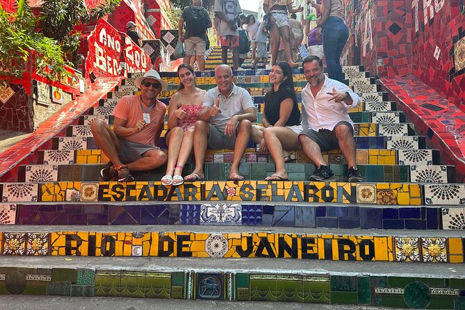 1 day tour Rio de Janeiro to Christ and Cable car and much more - Selarón Steps: one hour of color and street art