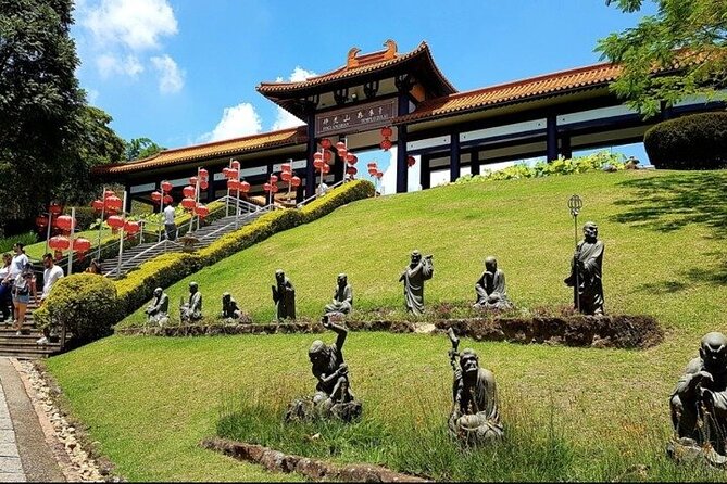 6 Hour Buddhist Temple and Embu das Artes Tour – Art Galleries, Artisan Shops - Entering FGS Templo Zu Lai among gardens and forest