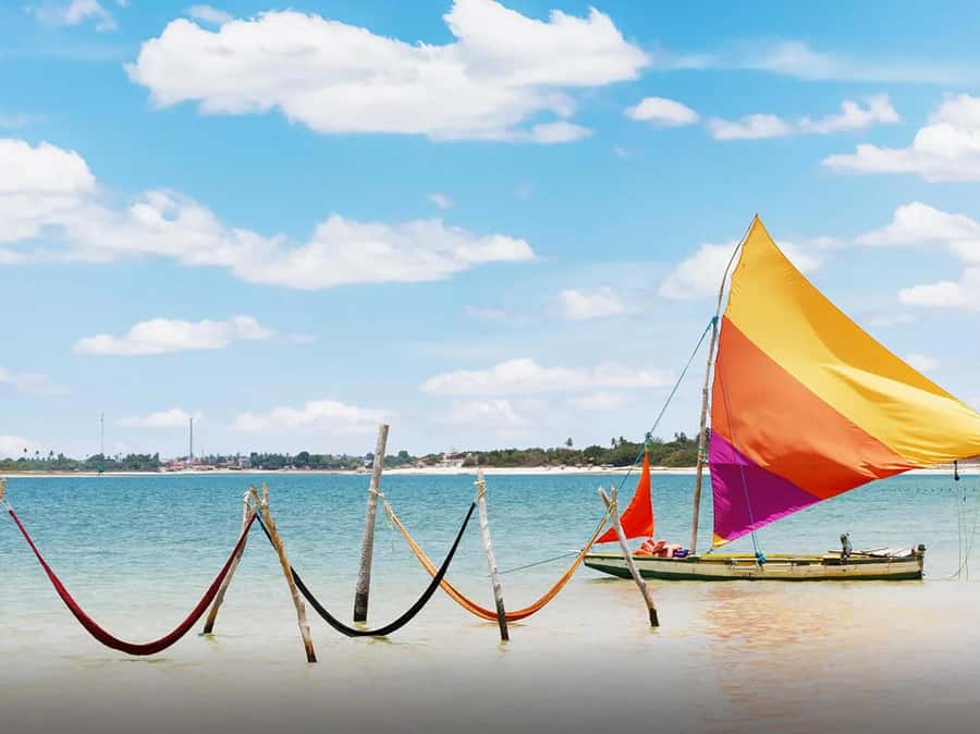 A full day in Jericoacoara - Lagoa do Paraíso and the famous over-water hammocks