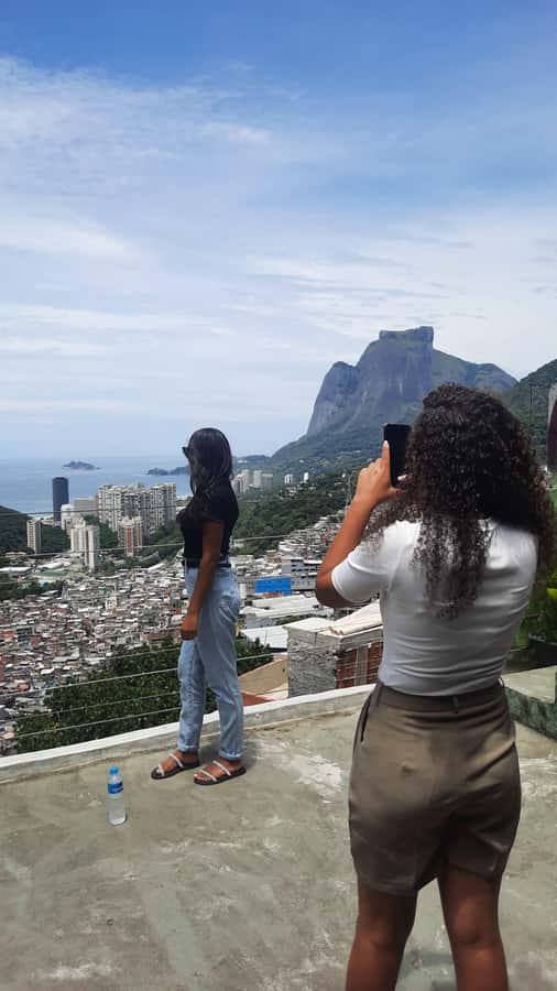 A Walk in the Rocinha Favela: Women Leading the Way - The moto-taxi ride up Rocinha