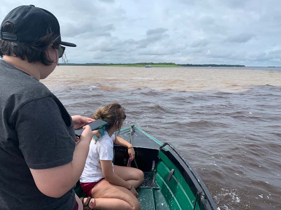 Amazonas: Boat Ride with a Local Amazonian - Giant water lilies on a quiet lake