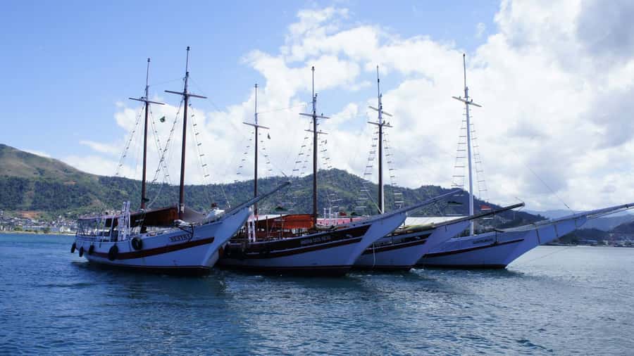 Angra dos Reis: Boat Tour in Ilha Grande and Lagoa Azul - Leaving from Santa Luzia in central Angra