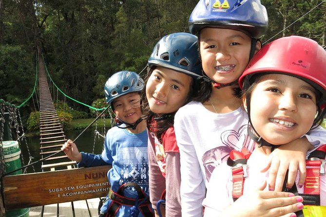 Arborismo in Horto Florestal - Campos Do Jordão - Safety Guidance and the Family Angle
