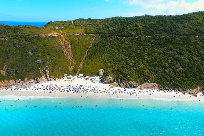 Boat Tour in Arraial do Cabo from Buzios with Lunch - A first glimpse of Our Lady of Assumption