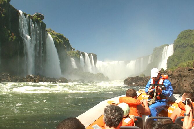 Brazilian Falls With Macuco Safari Boat - Hotel pickup, vehicles, and the 9:00 am start