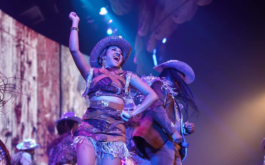 By Night Tour: Roxy Dinner Show & Transfer - Aquele Abraço brings many sides of Brazil to the stage