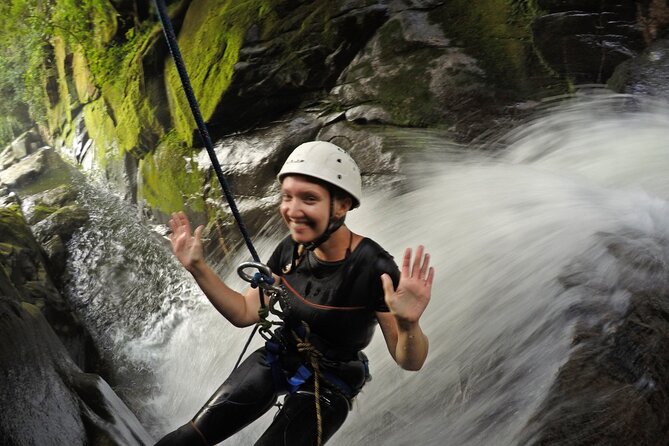 Canyoning at Usina River - Three to four hours of rappels, jumps, and river passages