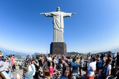 Christ the Redeemer by Van and Selarón Steps