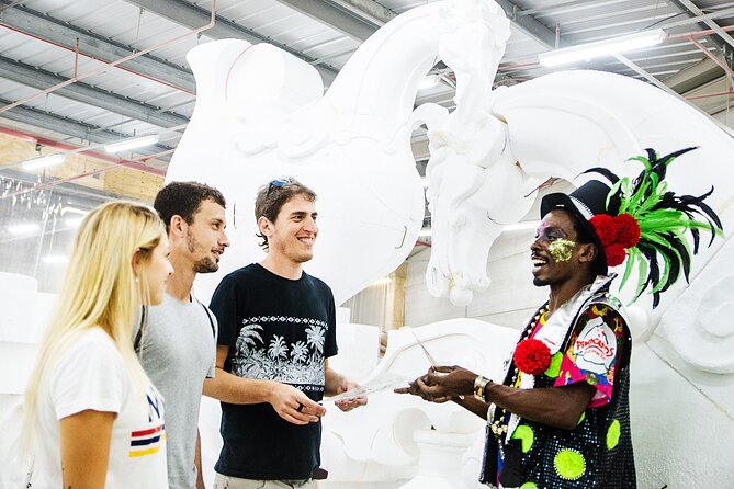 Cidade do Samba Behind-the-Scenes Carnival Tour in Rio de Janeiro - Inside the Grande Rio warehouse