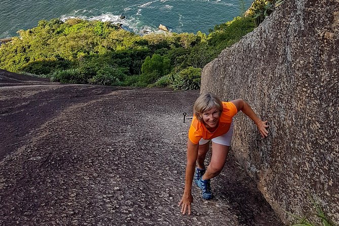 Climb to the Top of Sugarloaf Mountain - The first ascent: steep, exposed, and mostly unroped