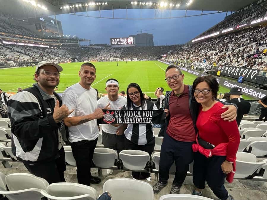 Corinthians Football Game Experience - The Pre-Match Food Stop Near the Arena