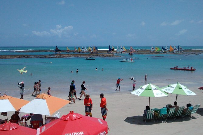 Day Trip to Porto de Galinhas from Recife - The 40-minute jangada ride to the natural pools