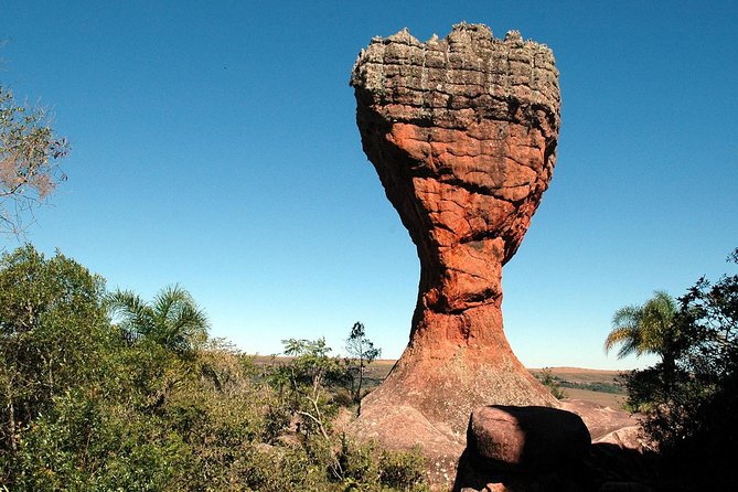 Discover Vila Velha State Park Tour and Witmarsum Colony - Vila Velha’s sandstone pillars and strange shapes