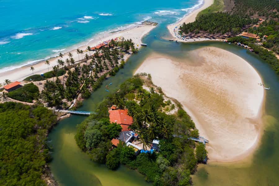 Duas Barras Beach & Marapé Dunes Full-Day Tour - Duas Barras Beach: white sand and protected water