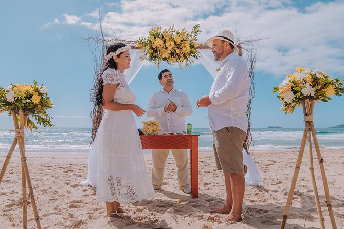 Elopement Wedding Vow Renewal, Symbolic Wedding and Beach Wedding - Photography, filming, and the ceremony altar