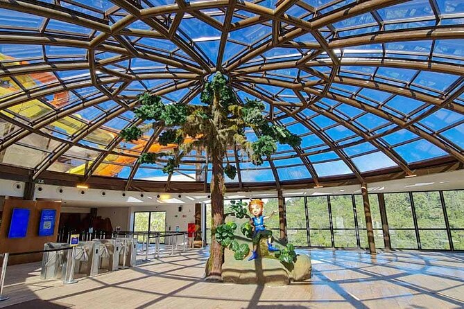 Entrance to Acquamotion Park - Warm pools, outdoor air, and the unusual temperature contrast