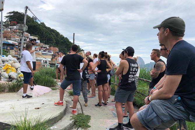Favela Santa Marta Tour - Starting high above Guanabara Bay at Mirante do Pedrao