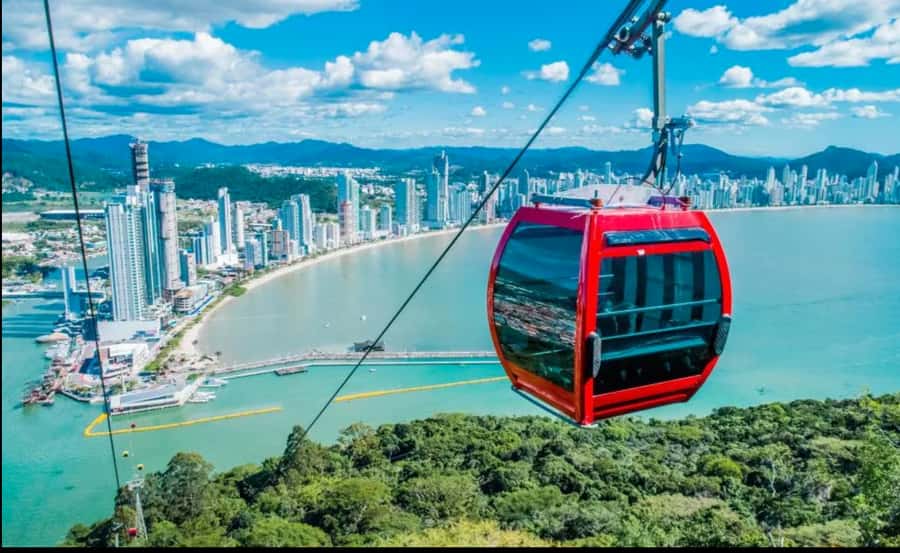 Florianópolis: Camboriu & Unipraias Park with Cable Car Ride - The road to Balneário Camboriú