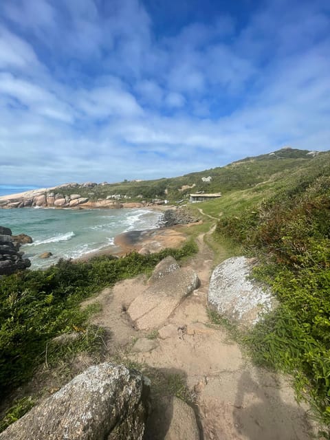 Florianopolis: Gravata Beach Trail with Picnic - Taking the optional cliff route