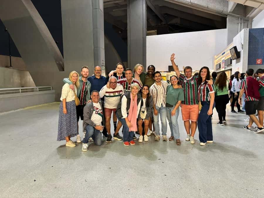 Fluminense Football Match at Maracanã with Local Hosts - Watching the match with Fluminense supporters