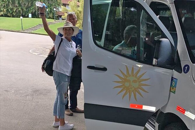 From Paraty: shared transfer to Ilha Grande - The 12:30 p.m. pickup is the easier choice