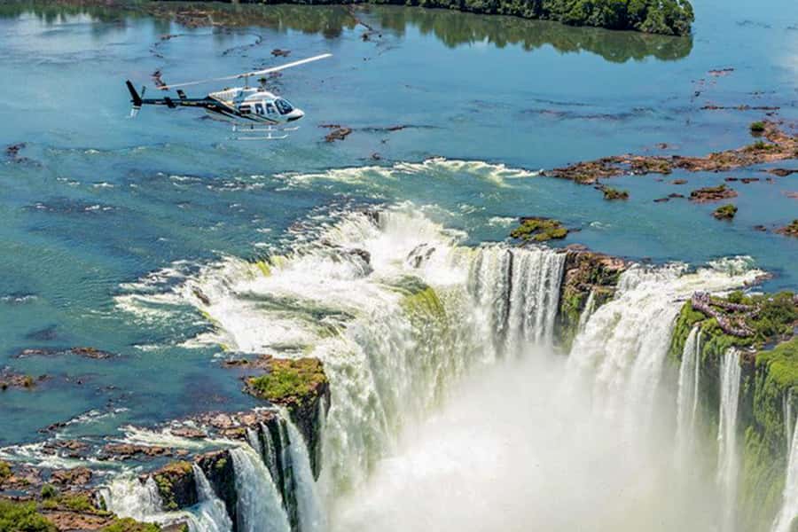 From Puerto Iguazu: Brazilian Side of the Falls with Ticket - Stairs or the Panoramic Elevator at the top