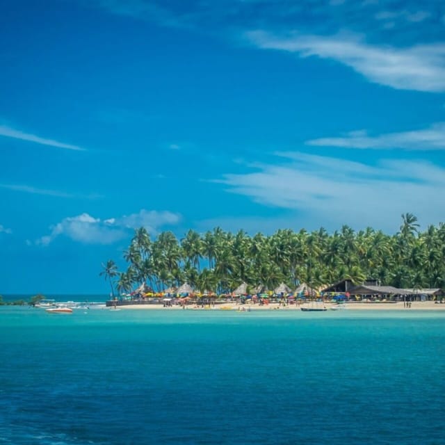 From Recife : Carneiros Beach - The optional catamaran ride and its tradeoff