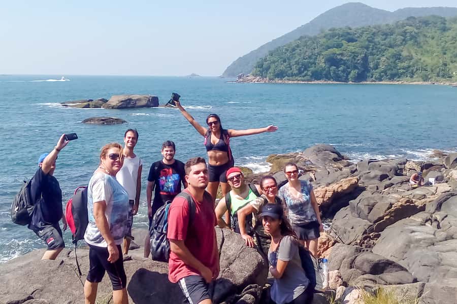 From São Paulo: Santo Amaro Island Trekking by Wild Beaches - Guide quality and group size