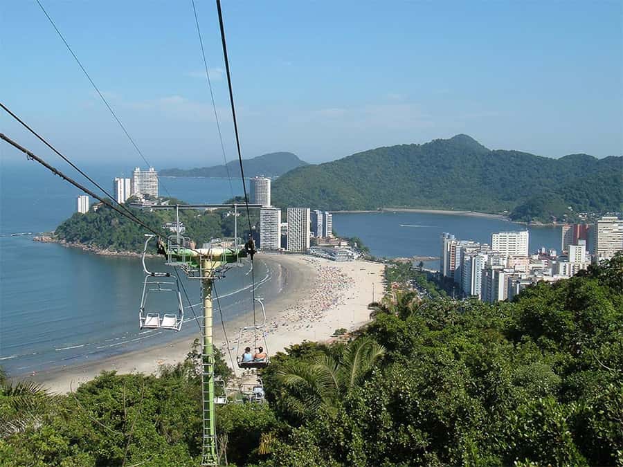 From São Paulo: Santos, São Vicente & Guarujá Day Trip - Guarujá brings the broadest ocean views