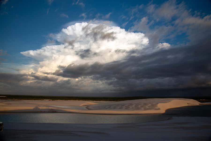Half-day excursion to Lagoa Azul in the Lencois Maranhenses - Reaching Lagoa Azul and the white dunes