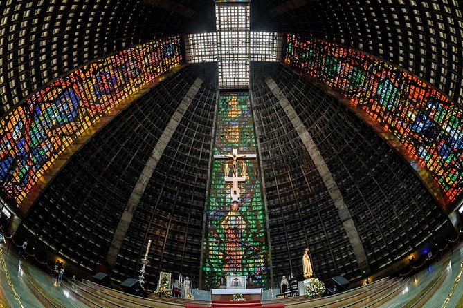 Half Day in Rio: Christ by Train, Maracanã, Cathedral & Selarón - A quick look at Maracanã and the Bellini Statue