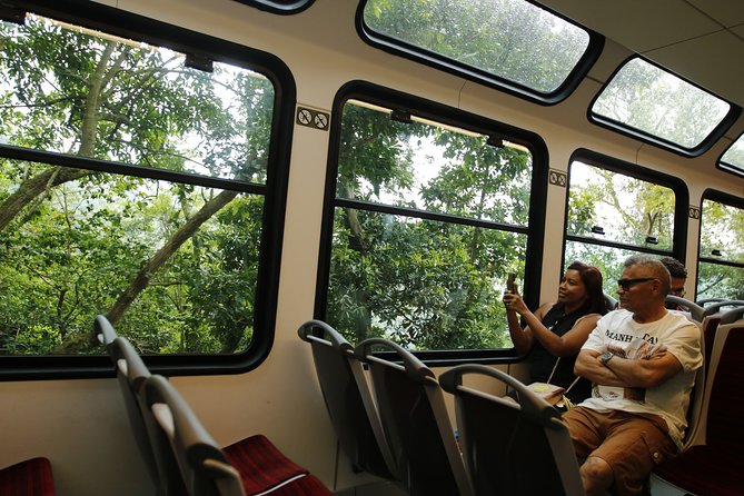 Half Day in Rio: Christ by Train, Maracanã, Cathedral & Selarón - Copacabana and Ipanema from the minibus