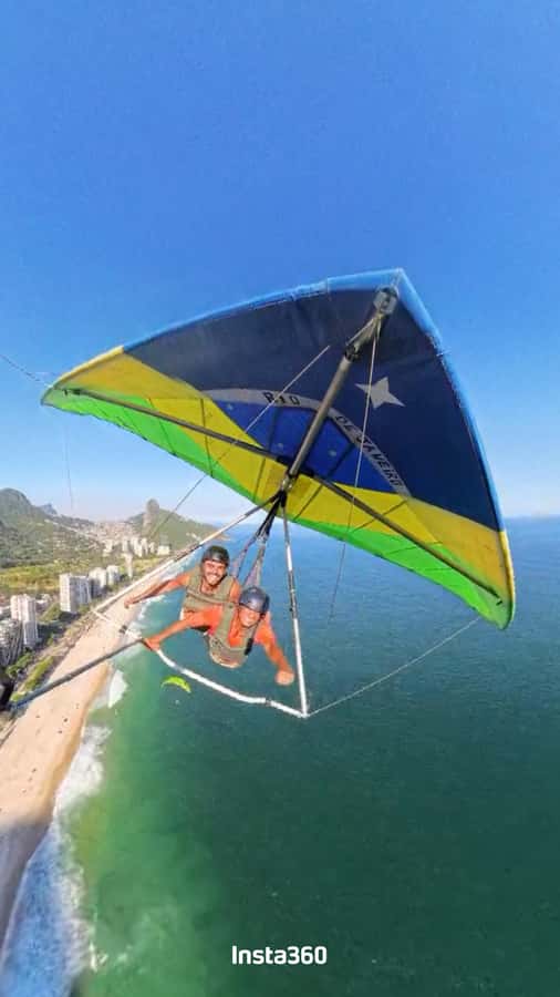 Hang gliding flight in Rio de Janeiro - From the flying club to Pedra Bonita
