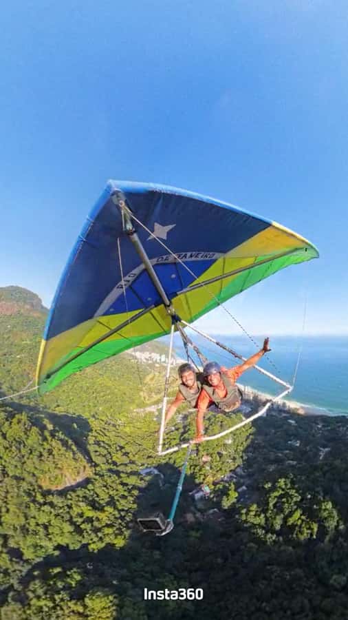 Hang gliding flight in Rio de Janeiro - What the first flight feels like