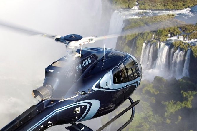 Helicopter flight over Iguazu Falls - A small shared flight, not a private charter