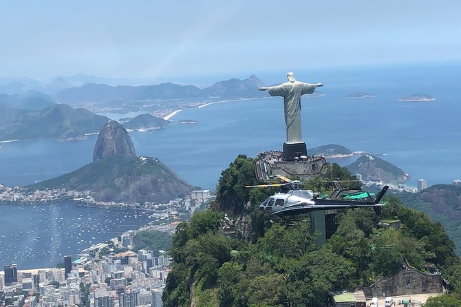 Helicopter Flight - Wonderful City - RJ (Private Flight - 4 people) - Christ the Redeemer from the air