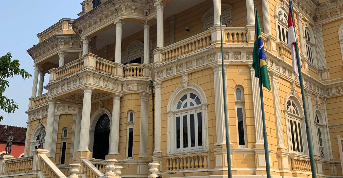 Historic City Tour Manaus by car with 3 stops. - Key points to know before booking