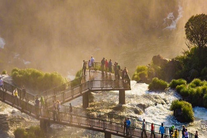 Iguassu Falls - Brazilian Side With Ticket - Walking the 1,200-meter Iguassu Falls trail