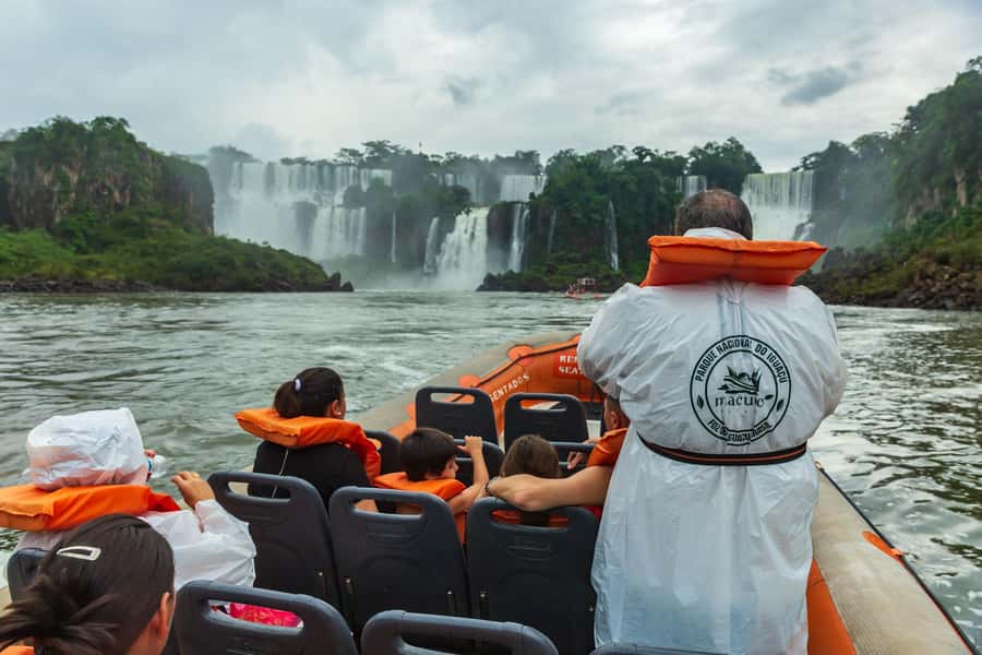 Iguassu Falls: Guided Tour & Macuco Safari on Pontoon Boats - What the pontoon boat ride is really like
