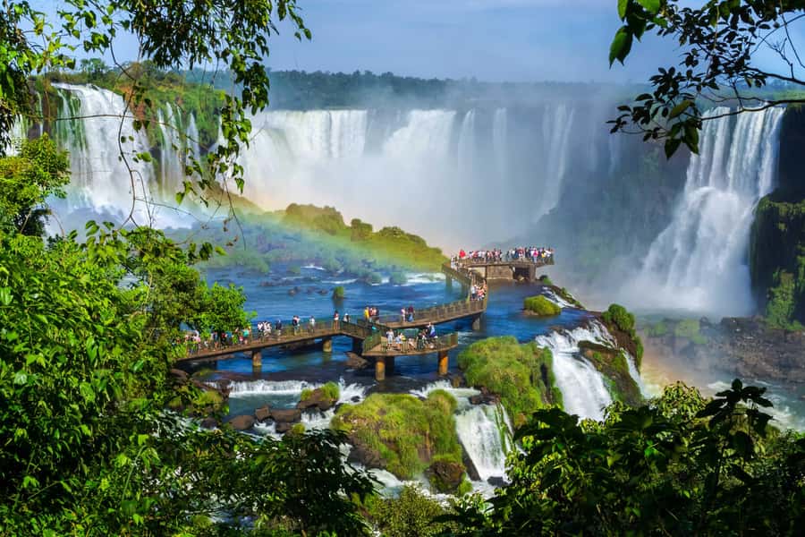 Iguazu Falls: Full-Day Tour of Brazil & Argentina Sides - Pickup, transport, and the international border