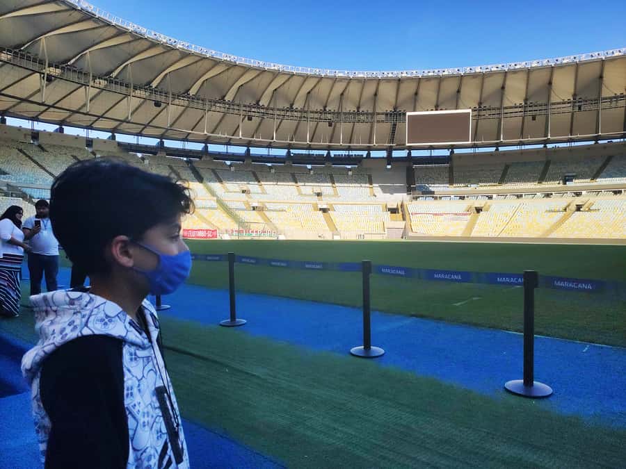 Maracana Stadium - Behind the Scenes Tour - Walking through the tunnel and onto the field