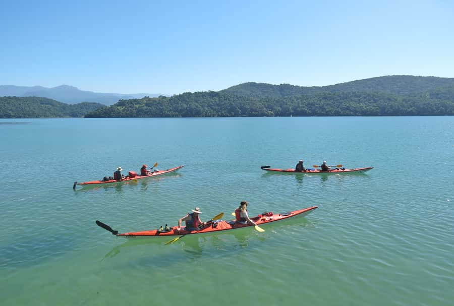 Paraty Bay: Half-Day Mangroves and Beaches Tour by Kayak - The beach stop for swimming and a breather