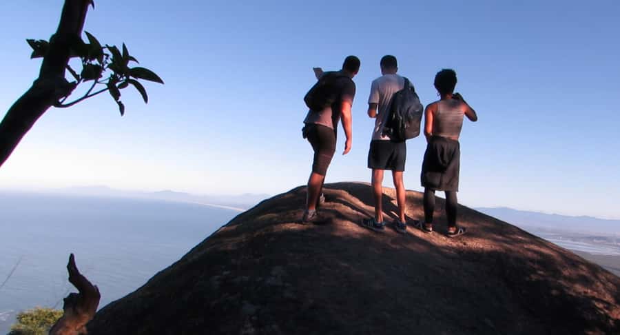 Pedra do Telégrafo Hike and Beach Full-Day Tour - The summit photo and the views beyond it