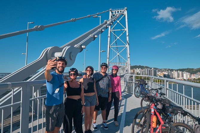 Private Bike Tour in Florianopolis - Pedro Ivo Campos Bridge and its urban-art cycle path