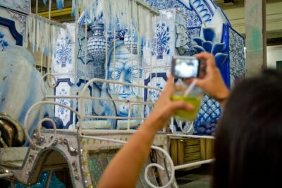 Private Carnaval Experience with Pickup: Carnival backstage, Drink, Samba & more