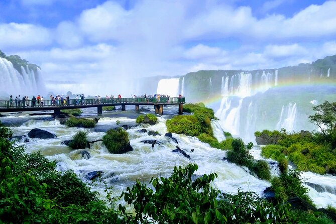 Private day tour to Iguazu Falls Brazil, Bird Park and Itaipu Dam - The Brazilian Iguazu Falls trail, from first lookout to final tower