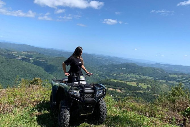 Quadricycle Tour to the Hills with Off Road 15km - 2 people - Key points about the Canela quadricycle ride