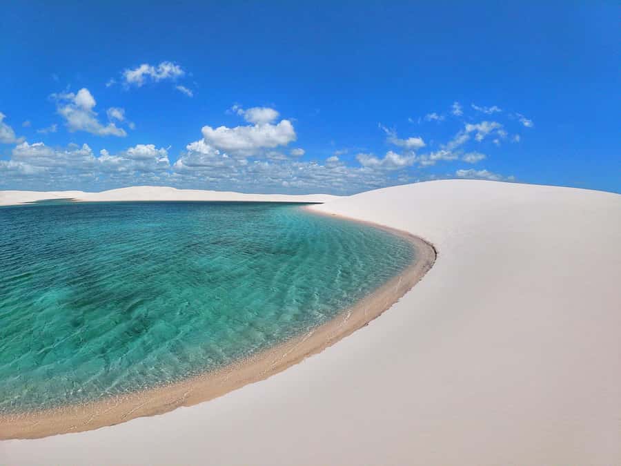 Rancharia Lagoon circuit (Santo Amaro) - Ending above the dunes at sunset