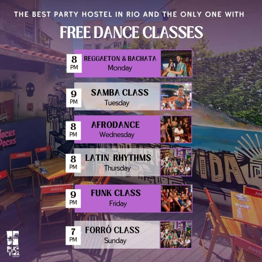 Rio: Caipirinha Workshop and Samba Class - Samba with Camilo, Nati, or another local teacher