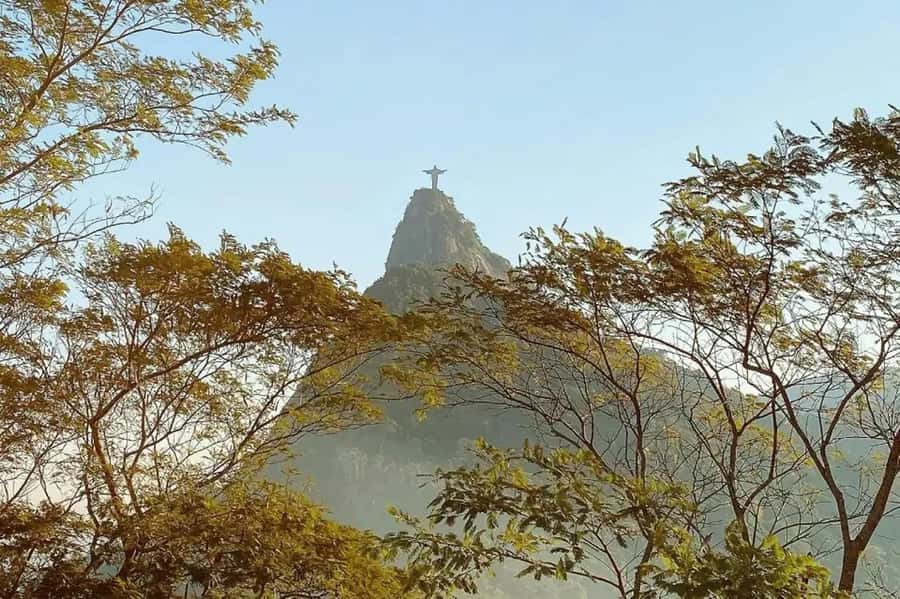 Rio de Janeiro: Christ Redeemer and Sugarloaf Half-Day Tour - Reaching Christ the Redeemer above Tijuca National Park